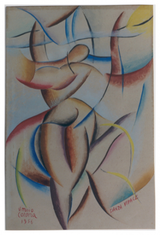 Danza vivace, tempera, 1956, collezione privata