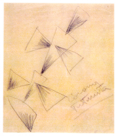 Disegno per cuscino 2, 1926-27, collezione privata