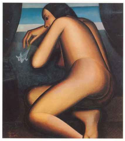 Nudo mistico, olio su tela, cm 74x65, 1931, collezione privata