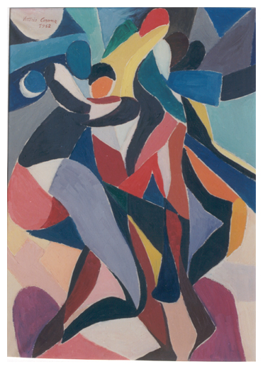 Ritmo, olio su tela, 70x50, 1962, collezione privata