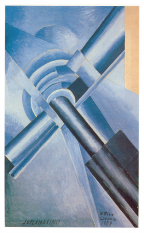 Supermarino, tempera, 1929, collezione privata
